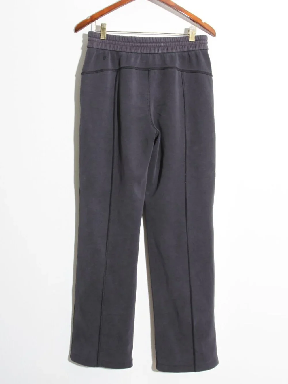 Lululemon Softstreme High-Rise Pant Black Pull-On Elasticated Waist Peach Fuzz 6